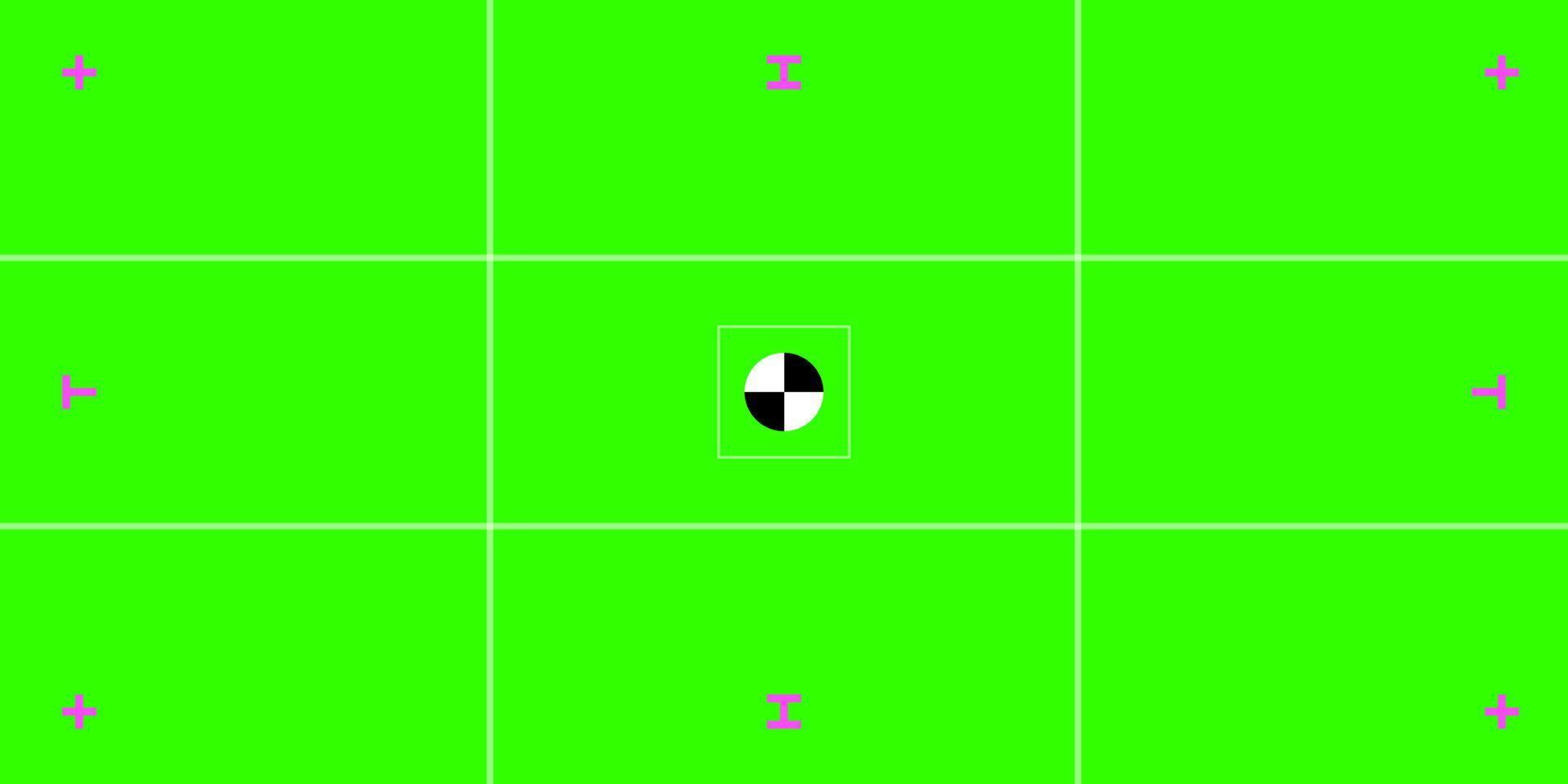 illustrazione vettoriale di design in stile piatto dello schermo di sfondo della chiave cromatica di colore verde.