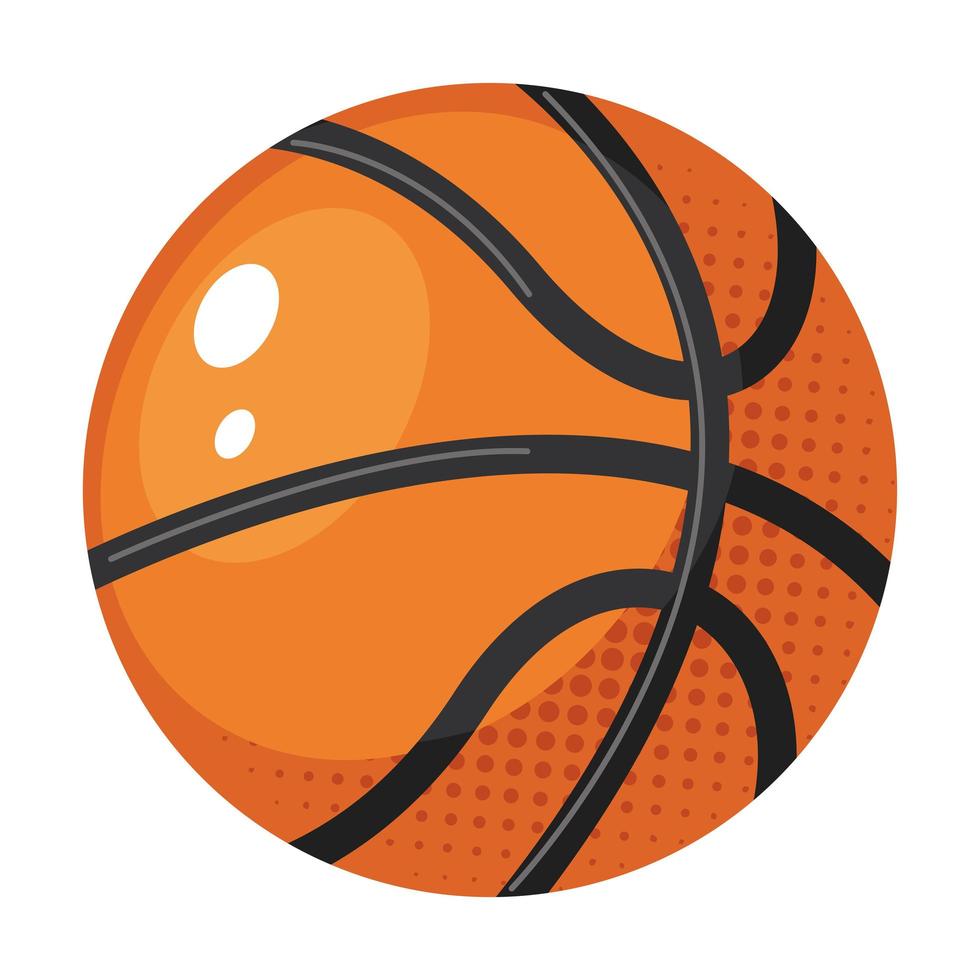 pallone sportivo da basket vettore