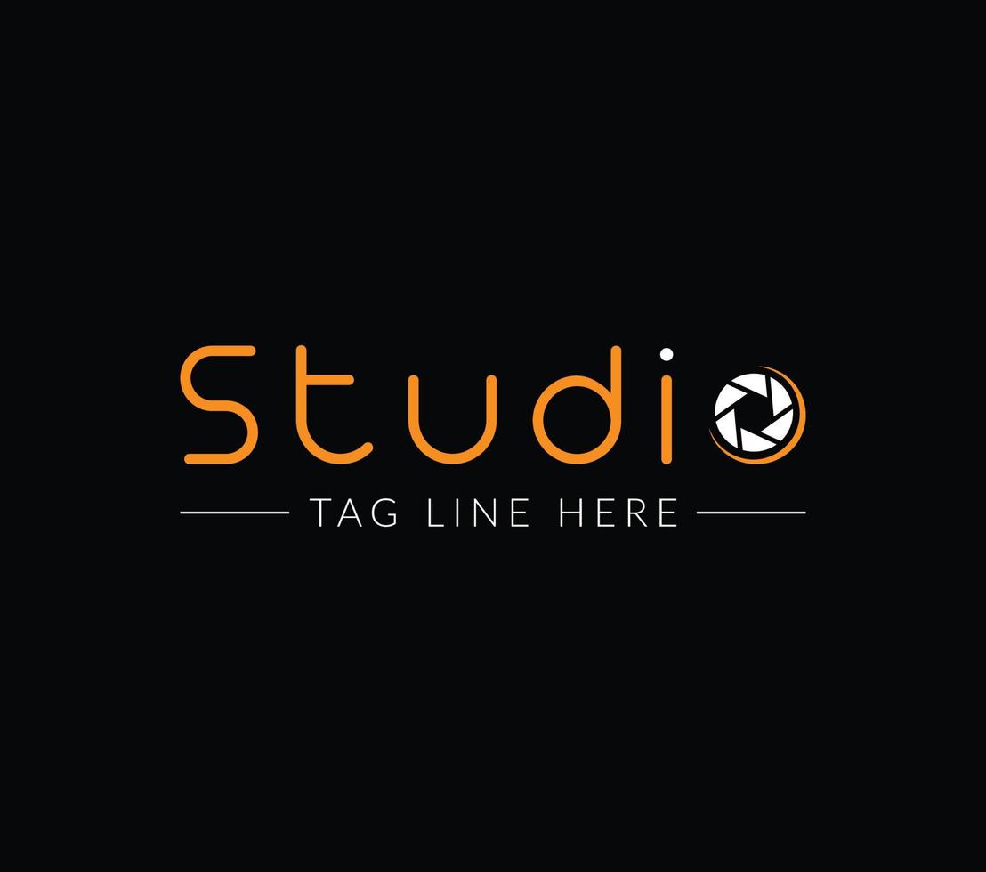 studio moderno creativo minimal logo design vettore