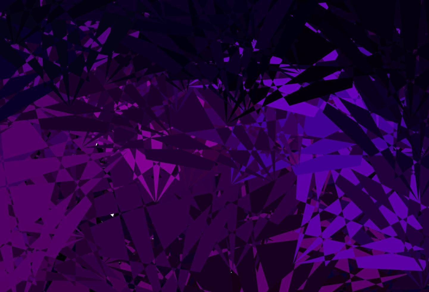 modello vettoriale viola scuro con forme astratte.