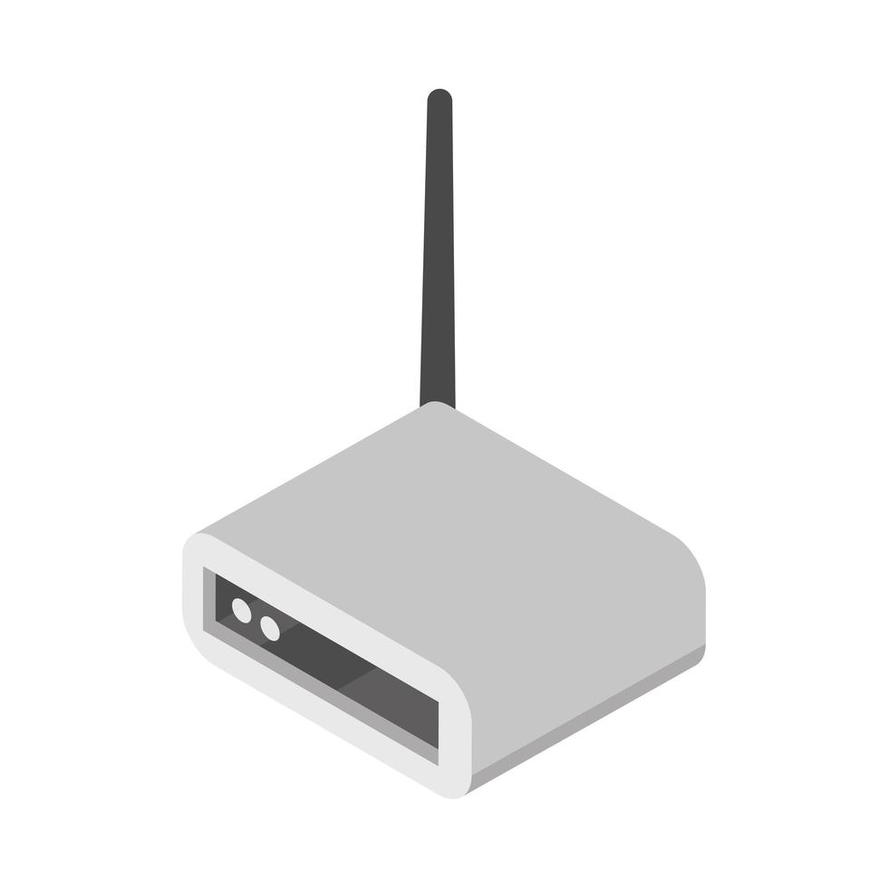 tecnologia wireless del router vettore