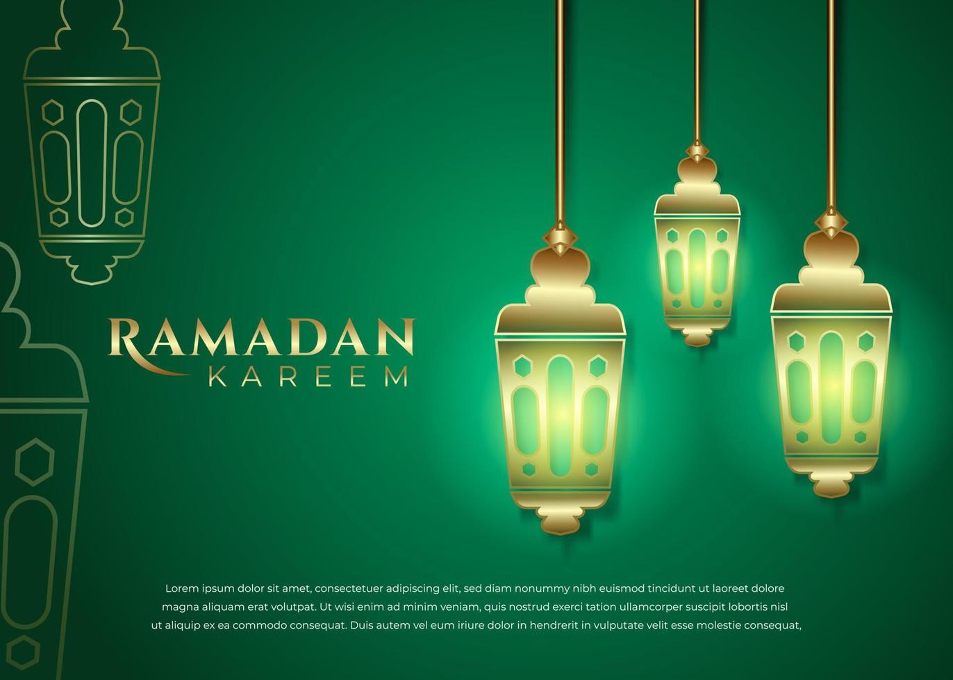 sfondo ramadan kareem è adatto per l'industria, le aziende e le comunità ed è facile da usare in vari media vettore