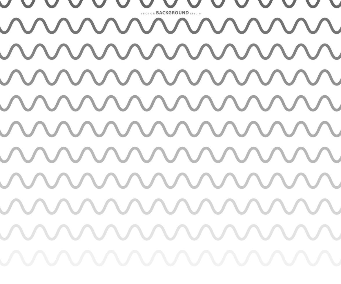 sfondo della linea d'onda, motivo a zigzag ondulato vettore