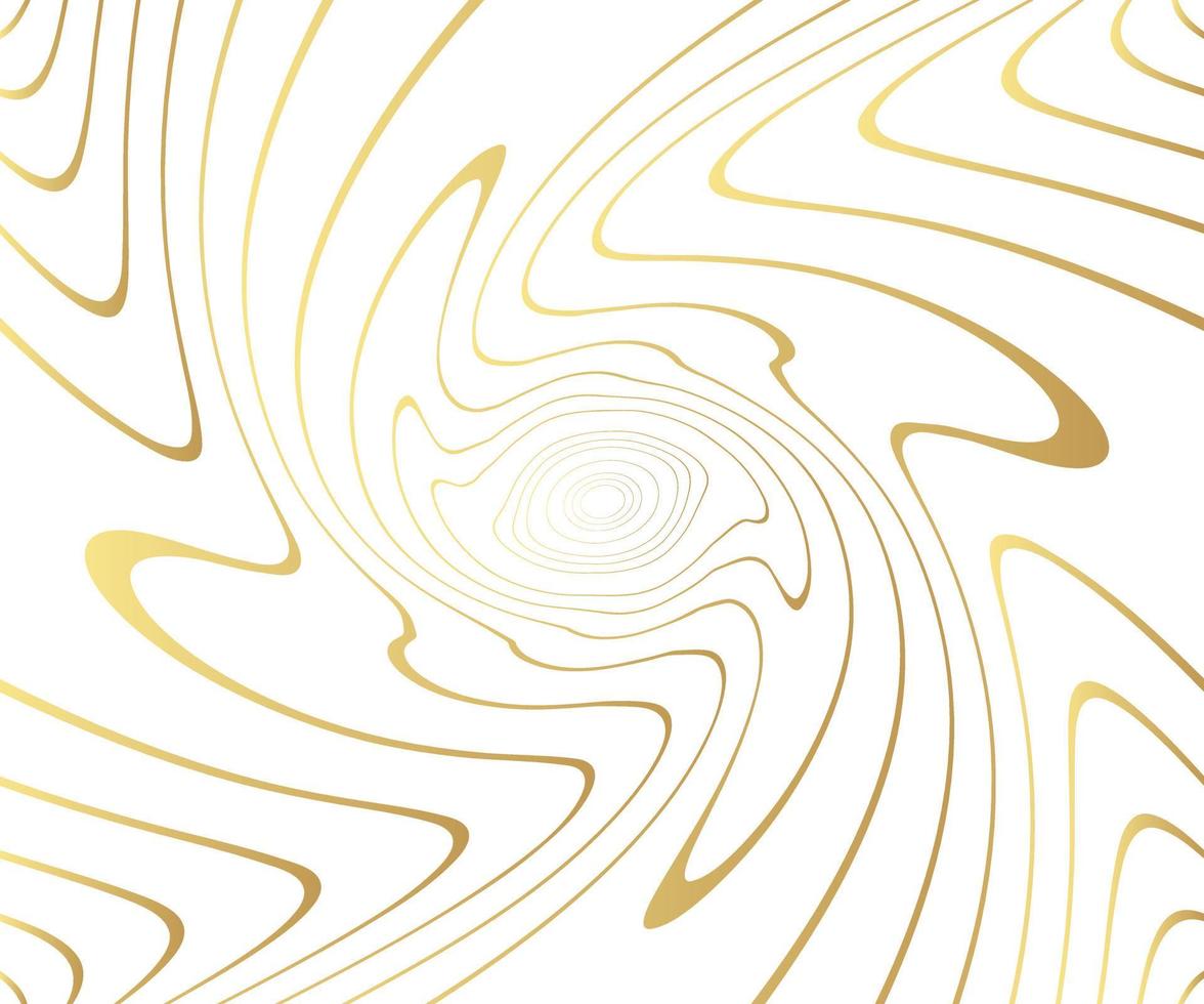 oro lussuoso motivo in pietra di marmo con linee d'onda dorate sopra. sfondo astratto, illustrazione vettoriale