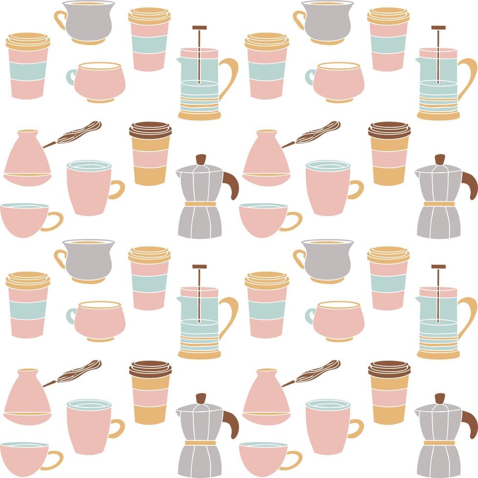 tazza di caffè, design poligonale, illustrazione vettoriale