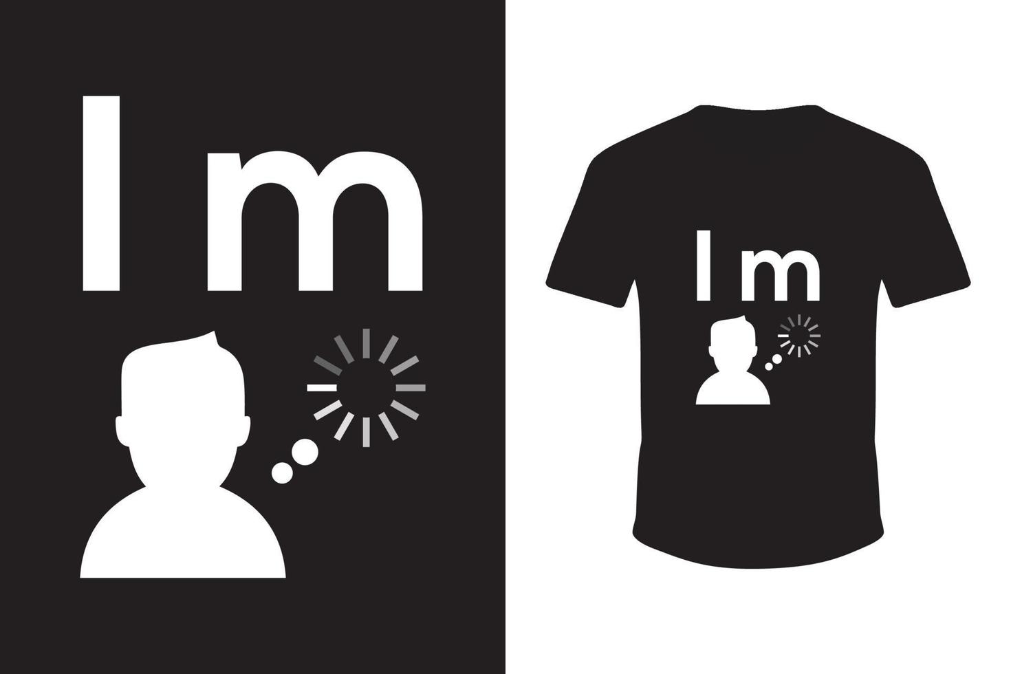 sto pensando - tipografia grafica creativa t-shirt design. vettore libero di disegno della maglietta creativa