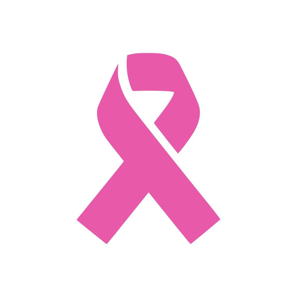 illustrazione del giorno del canser vettore nastro rosa realistico simbolo del mese nazionale di consapevolezza del cancro al seno in ottobre. illustrazione vettoriale.
