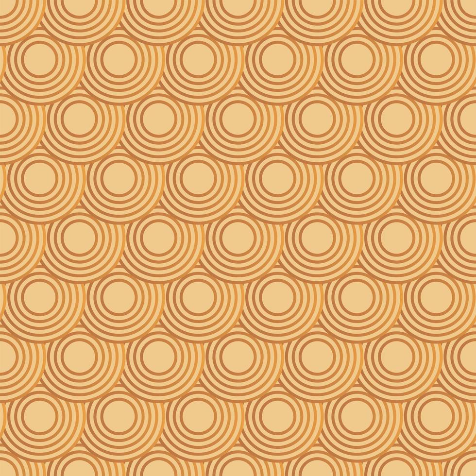 modello senza cuciture geometrico cinese con cerchi dorati. illustrazione della trama vettoriale