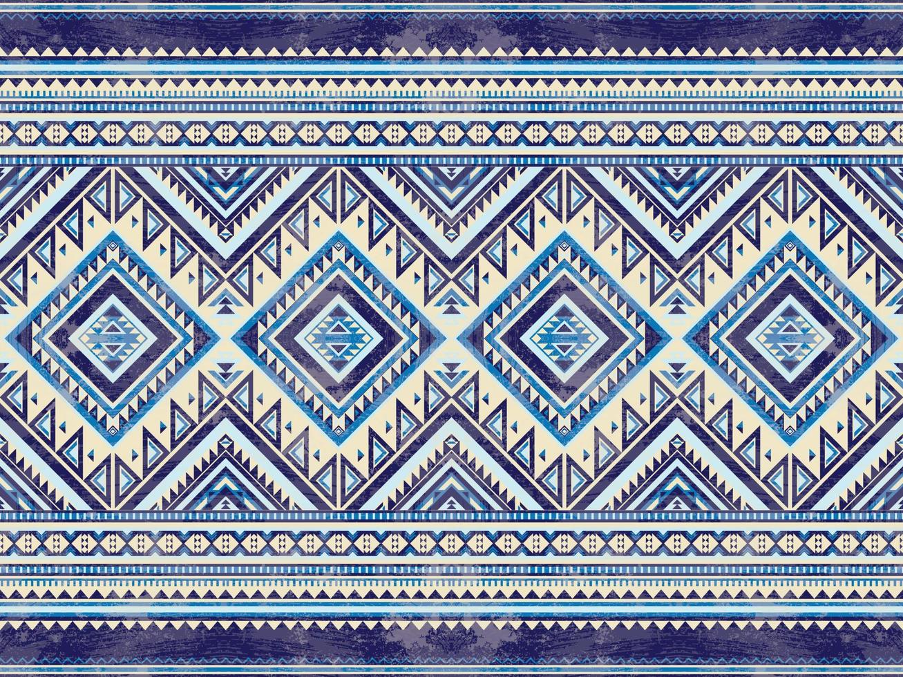 nativo americano indiano ornamento modello geometrico etnico tessile tessitura tribale azteco modello navajo messicano tessuto senza cuciture vettore decorazione moda