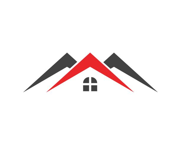 Real Estate, proprietà e costruzione Logo design per segno aziendale aziendale. Logo vettoriale ..