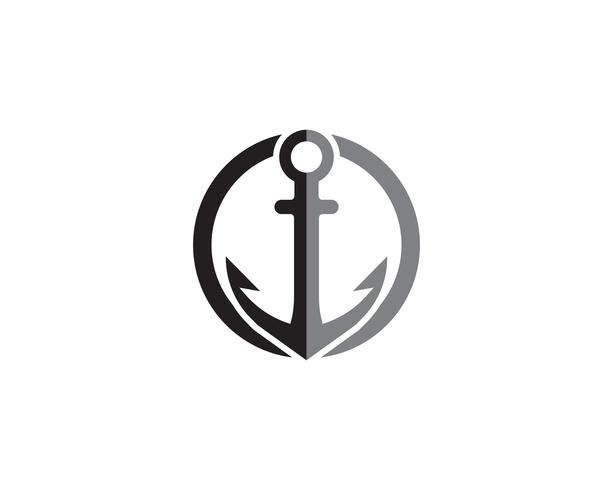 ancoraggio logo e simbolo modello vettoriale icone app
