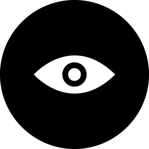 Icona occhio vettoriale