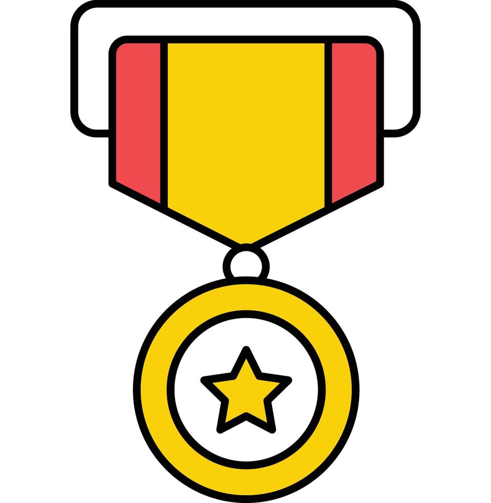 icona del vettore medaglia che può essere facilmente modificata o modificata