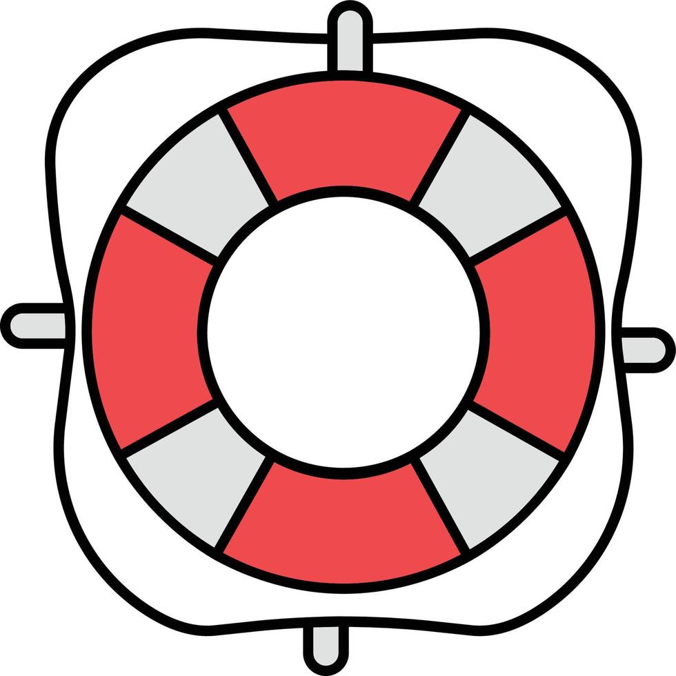 icona del vettore dell'anello di nuoto che può essere facilmente modificata o modificata