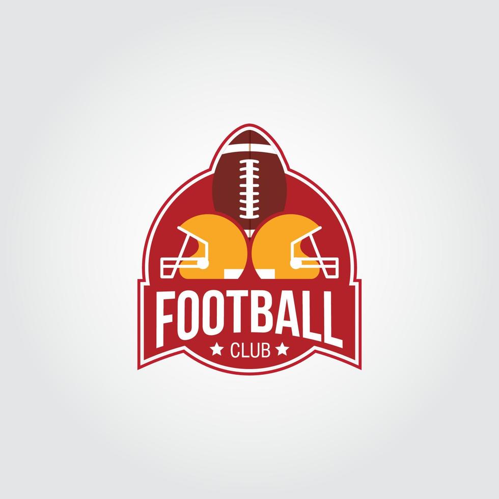 disegno vettoriale del logo di football americano