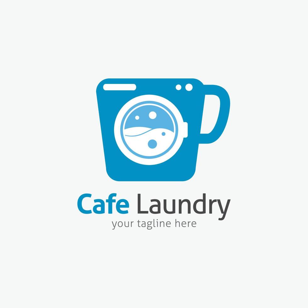 illustrazione del disegno vettoriale del logo della lavanderia
