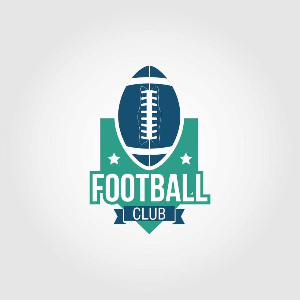 disegno vettoriale del logo di football americano