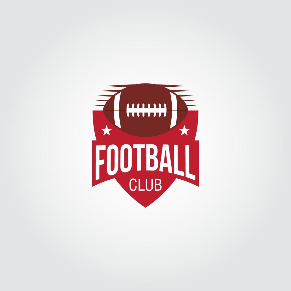 disegno vettoriale del logo di football americano