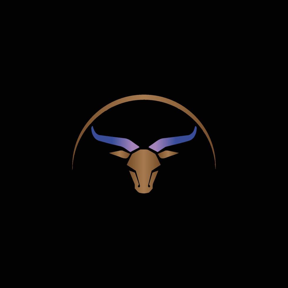 disegno vettoriale del logo della testa del fumetto animale