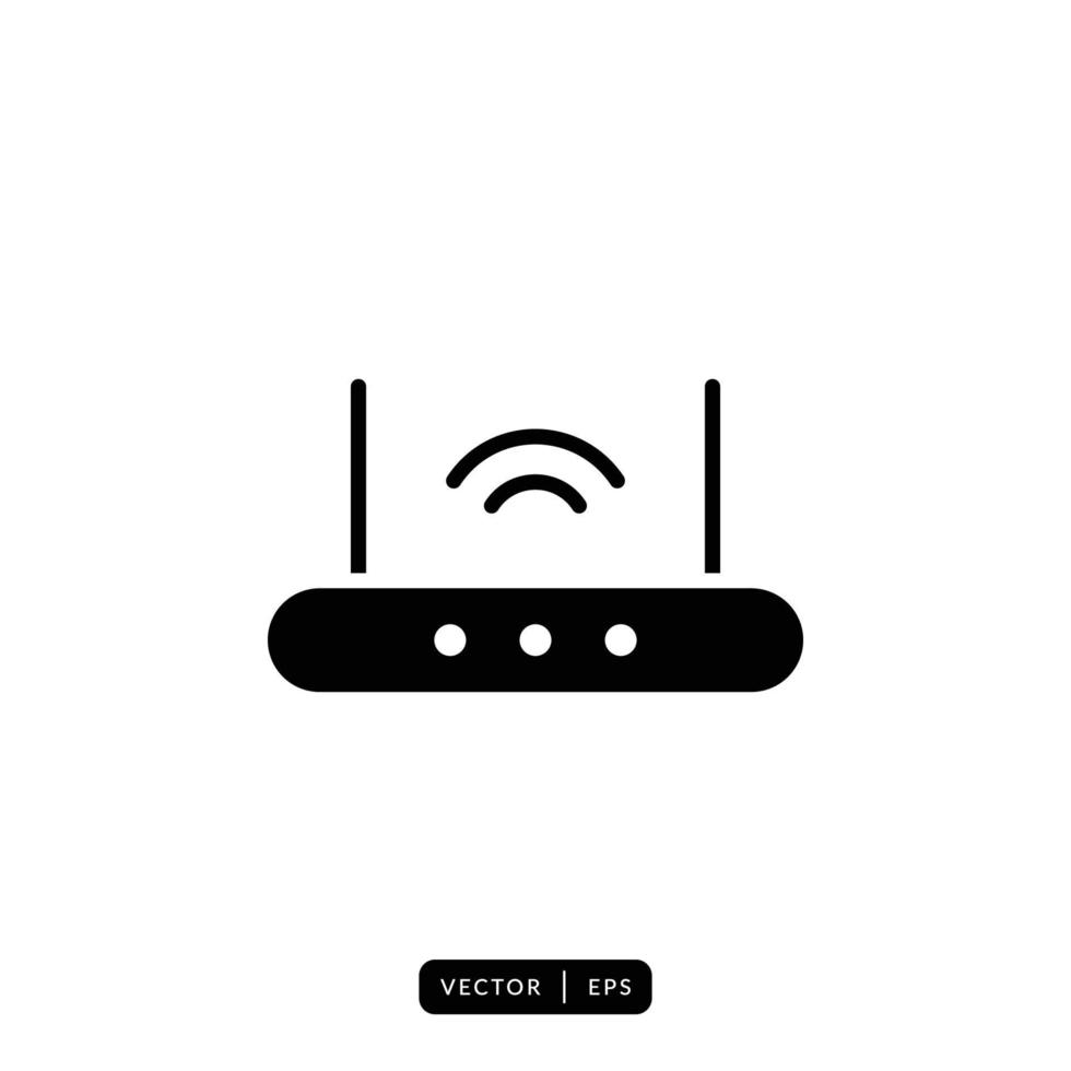 vettore icona router - segno o simbolo