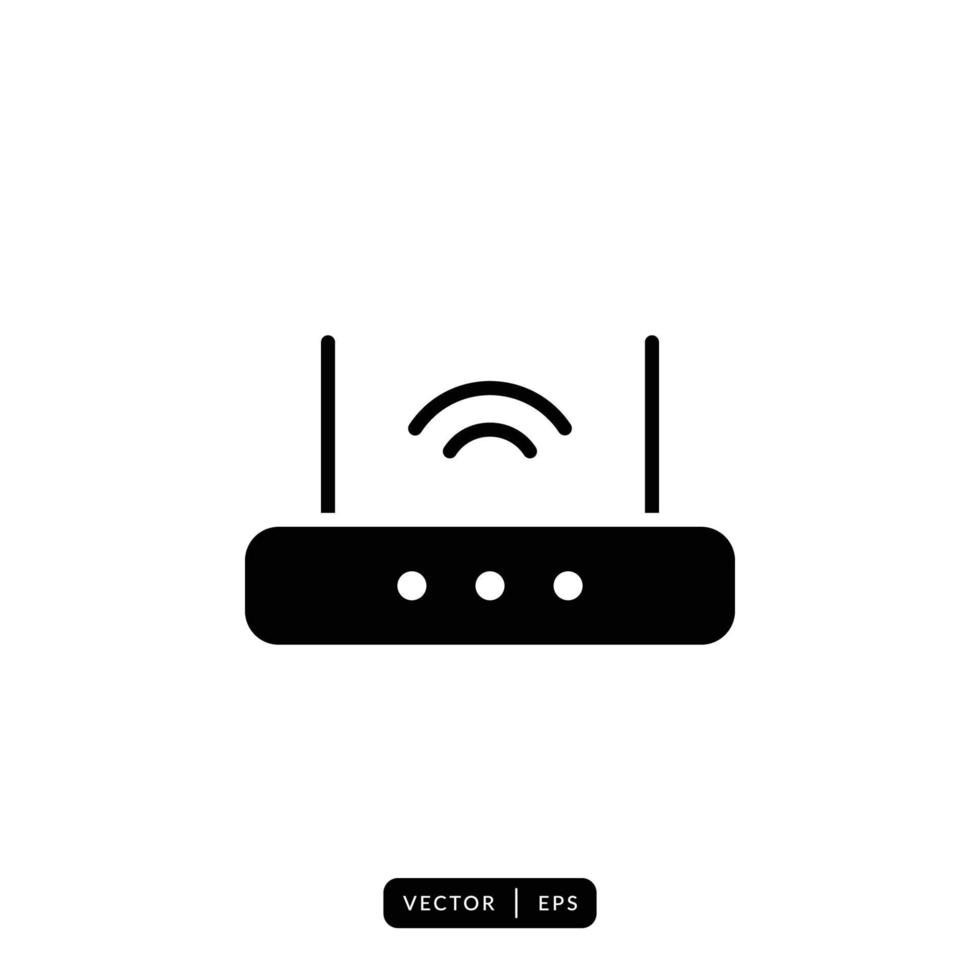 vettore icona router - segno o simbolo