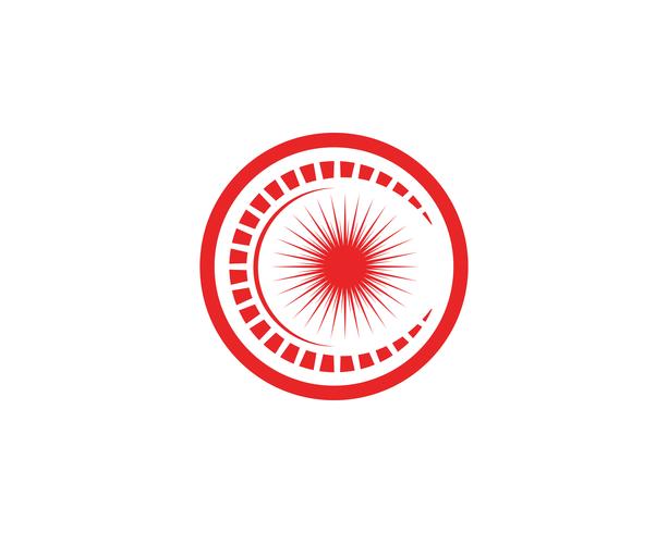 Illustrazione vettoriale di sole Icona Logo e simboli Modello di progettazione