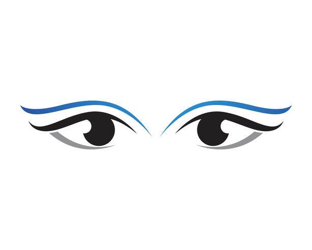 Occhi cura salute logo e simboli vettore
