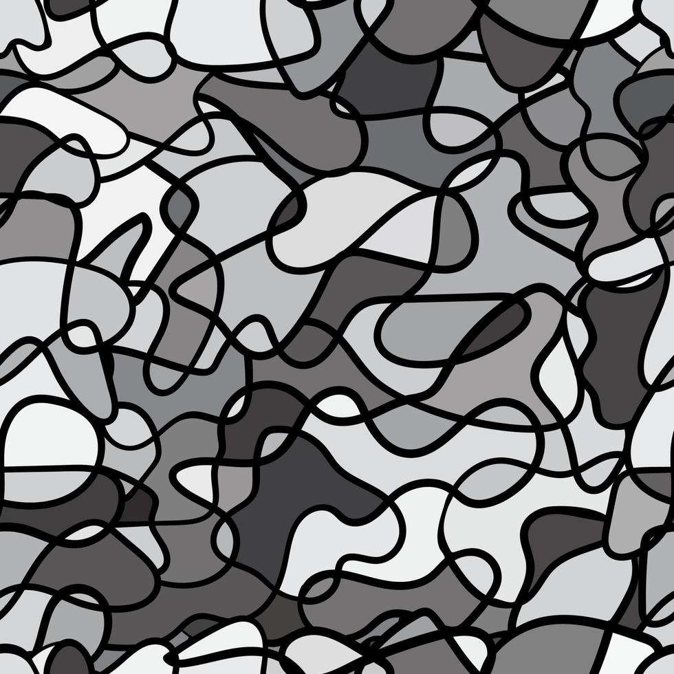 elegante illustrazione vettoriale di astratto mosaico texture di sfondo in bianco e nero