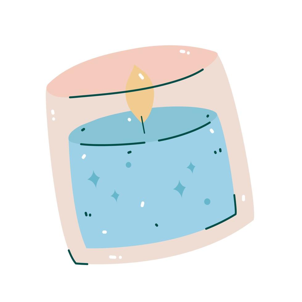 candela per aromaterapia. vettore di candela profumata pro