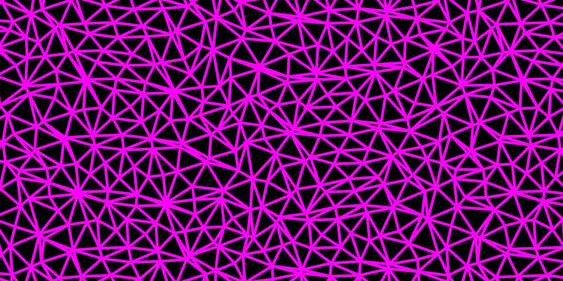 modello di mosaico triangolo vettoriale viola chiaro.