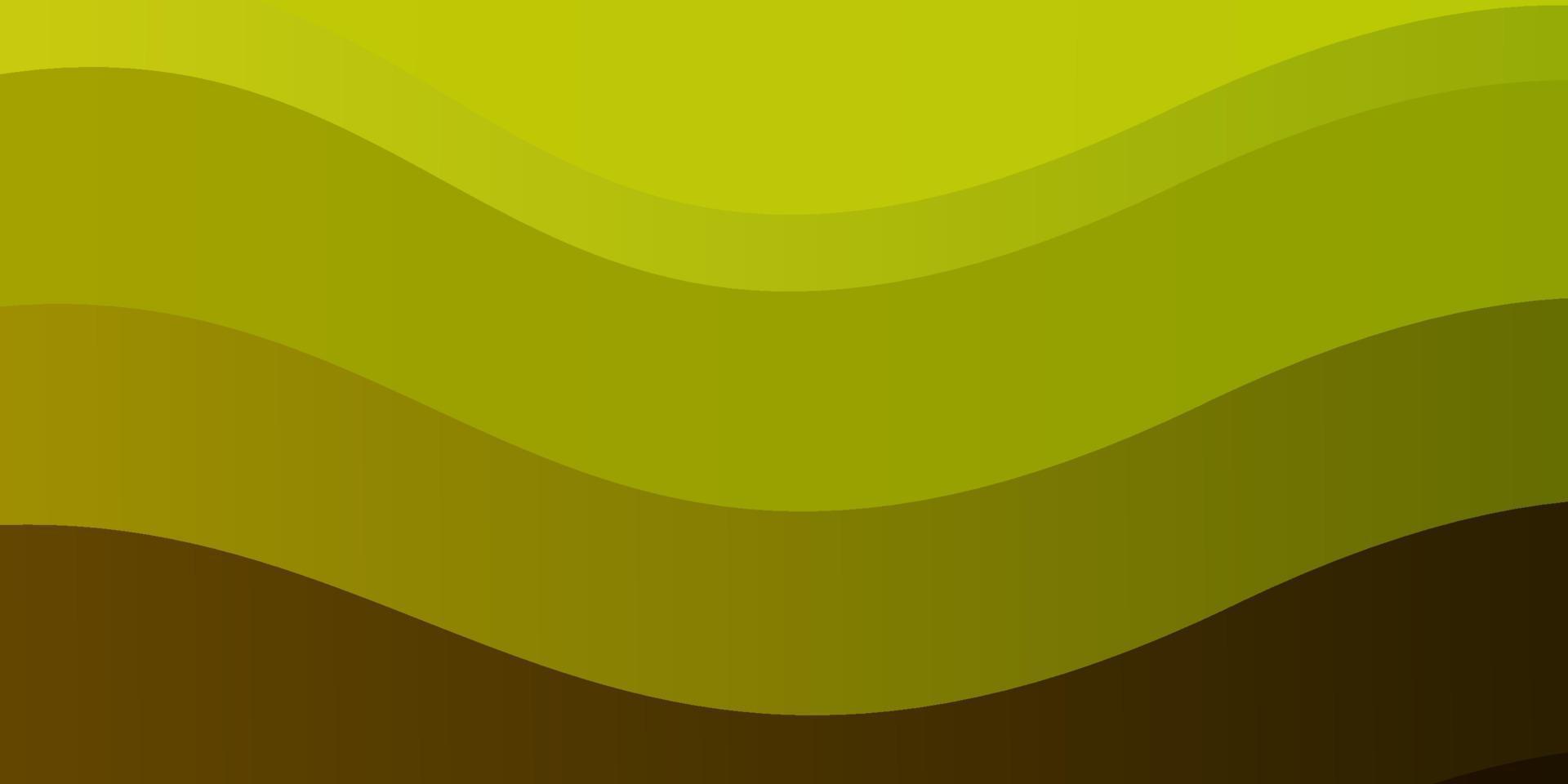 layout vettoriale verde chiaro, giallo con linee ironiche.