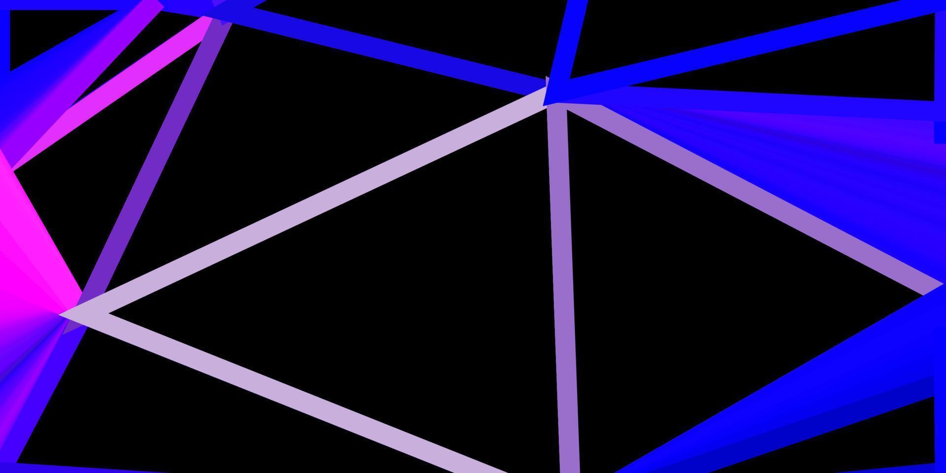 carta da parati del mosaico del triangolo di vettore rosa chiaro, blu.