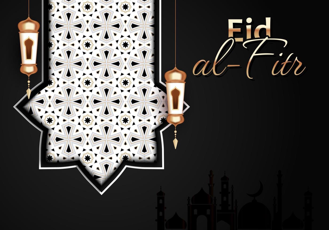 oggetti decorativi nell'Islam. ornamenti vettoriali per il mese di ramadan o eid al-fitr. illustrazione vettoriale.