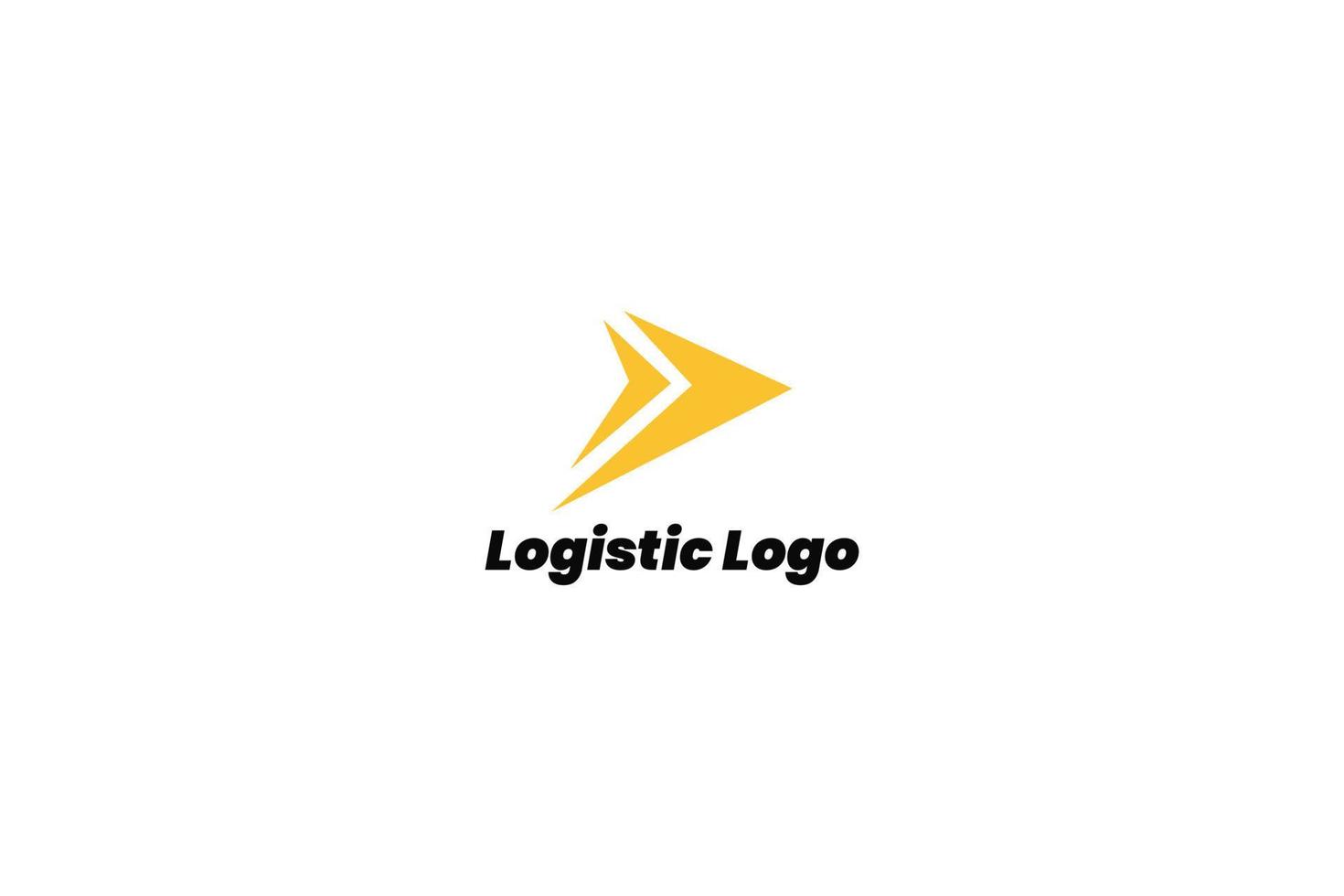 vettore di progettazione del logo logistico