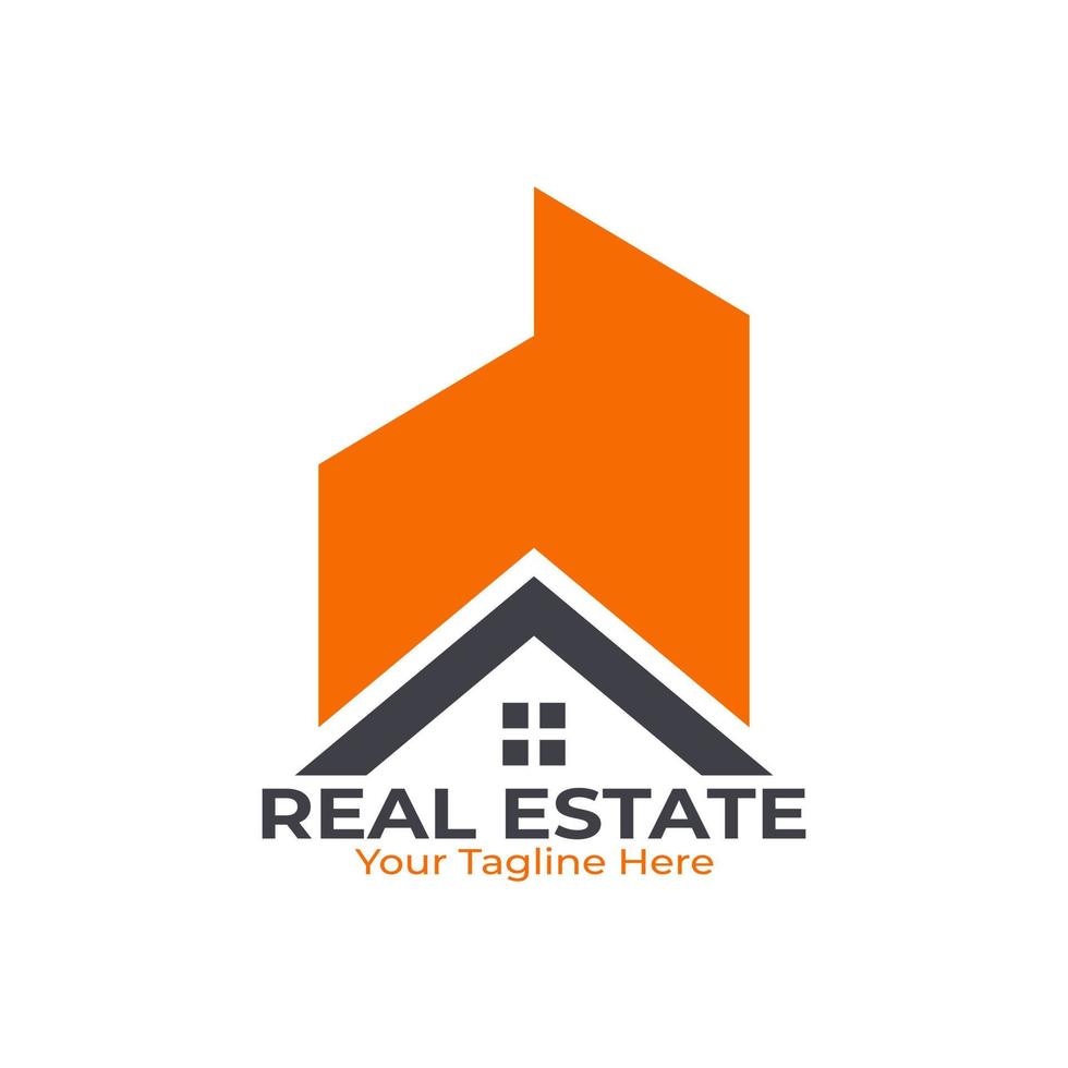 illustrazione grafica vettoriale del logo immobiliare o domestico, adatto per loghi edilizi e immobiliari