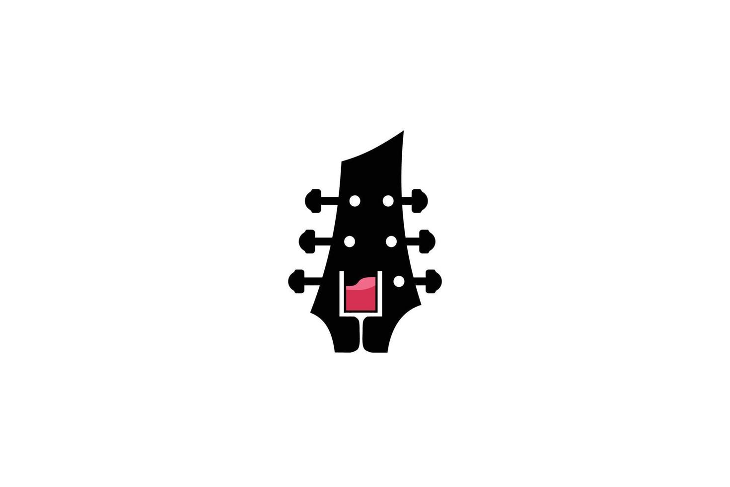 design del modello di logo di musica e vino. illustrazione del simbolo. vettore