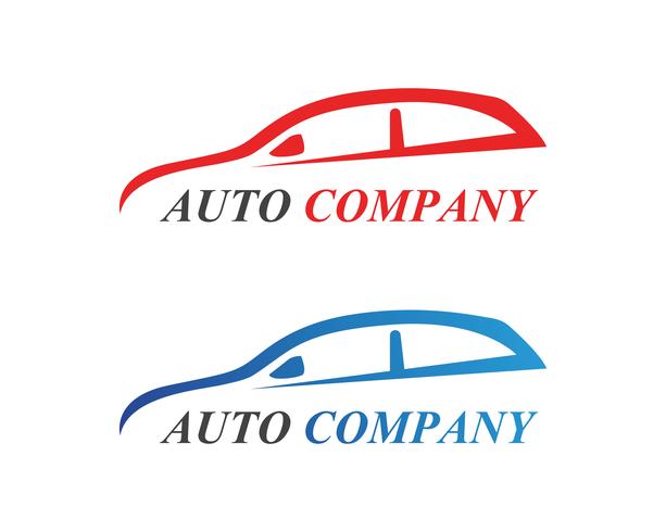 Icona di vettore di Logo auto auto