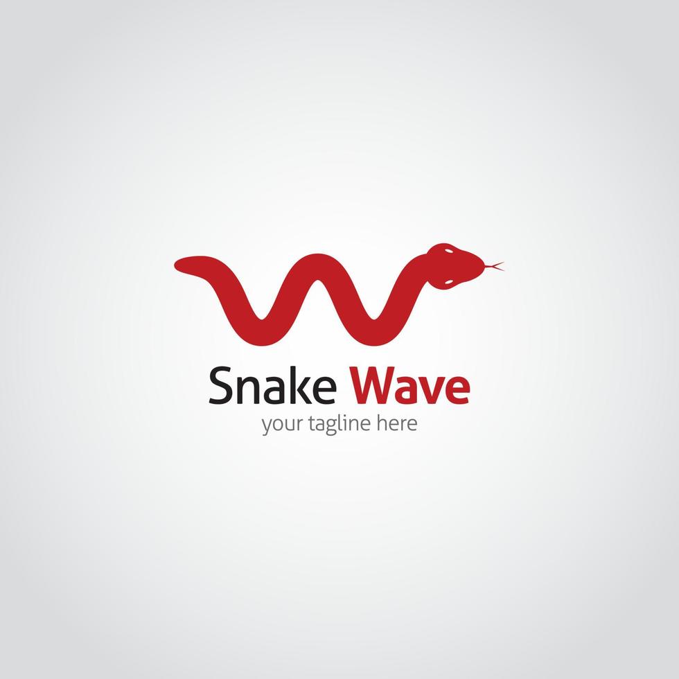 illustrazione del disegno vettoriale del logo del serpente