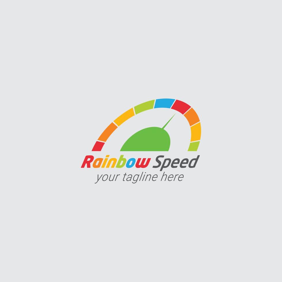 illustrazione di progettazione di vettore di logo di velocità