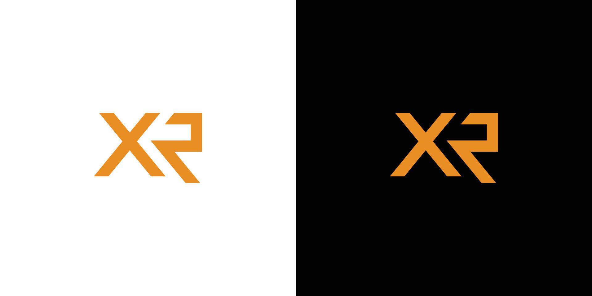 design del logo iniziale della lettera xr moderno e sofisticato vettore