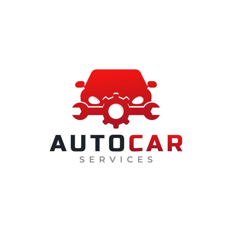 elemento del modello di progettazione dell'icona del logo del servizio auto. utilizzabile per loghi aziendali e automobilistici vettore