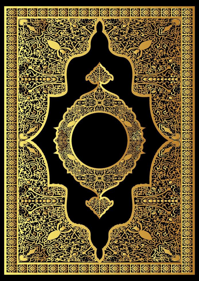 design della copertina del libro del corano islamico che significa il vettore gratuito premium del sacro corano