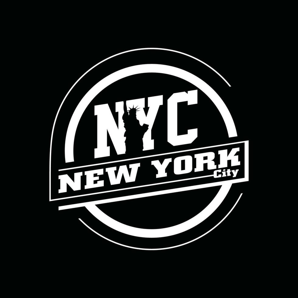 elemento di new york della moda maschile e moderna città scudo in tipografia grafica design.illustrazione vettoriale. vettore