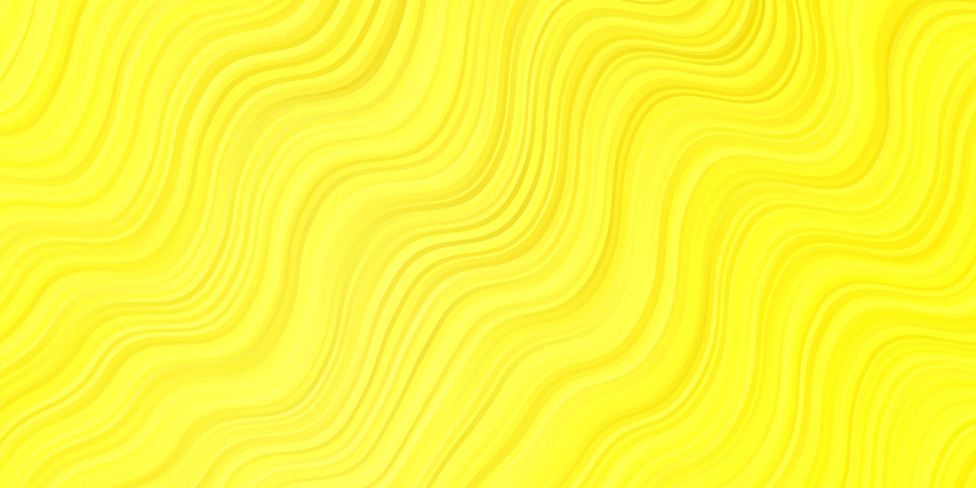 layout vettoriale giallo chiaro con linee ironiche.