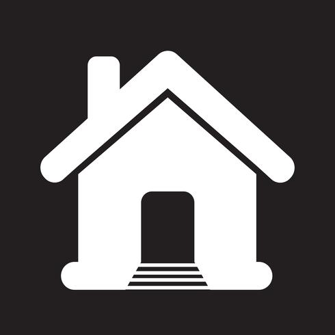 segno di simbolo di icona casa vettore