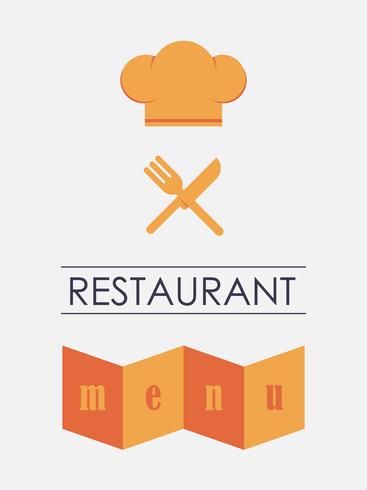 Menu del ristorante. Illustrazione vettoriale