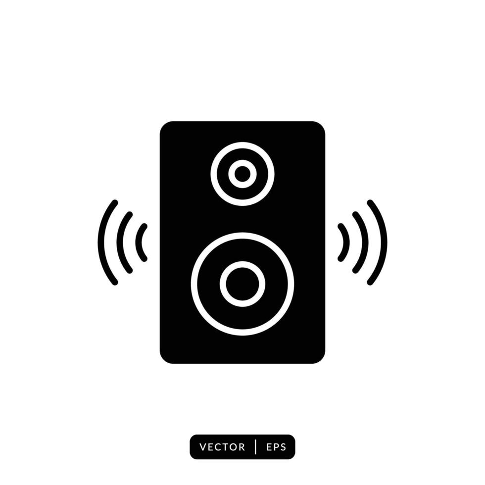 vettore icona altoparlante audio - segno o simbolo