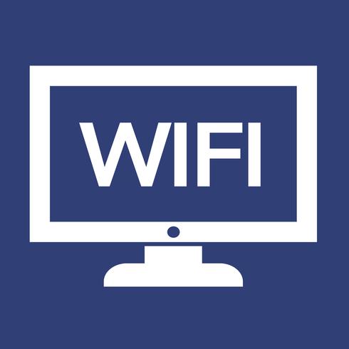 wifi tv icon design illustrazione vettore