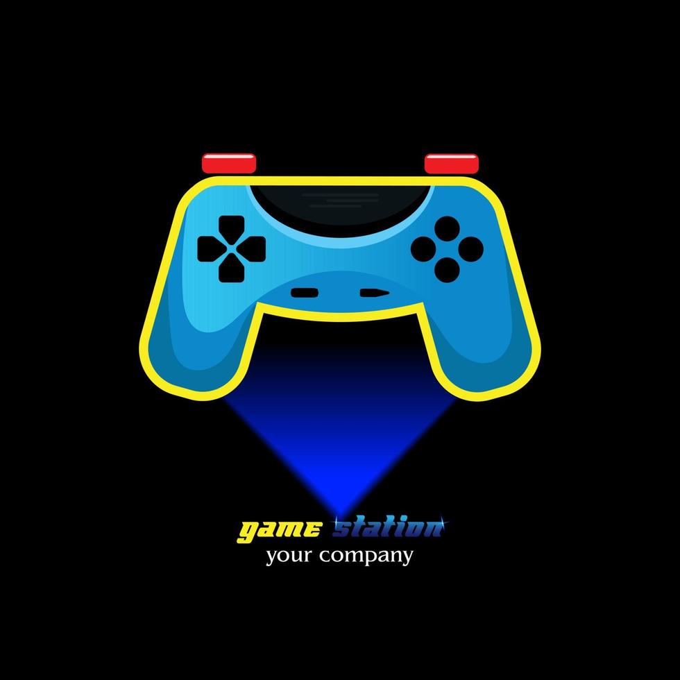 icona del controller di gioco. set di icone isolate per il vettore del controller della console per videogiochi. logo joystick per azienda.