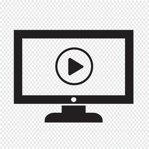 gioco icona tv design illustrazione vettore